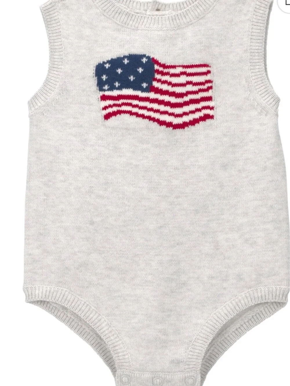 Carter's Child of Mine Patriotic Baby Bubble Bodysuit,